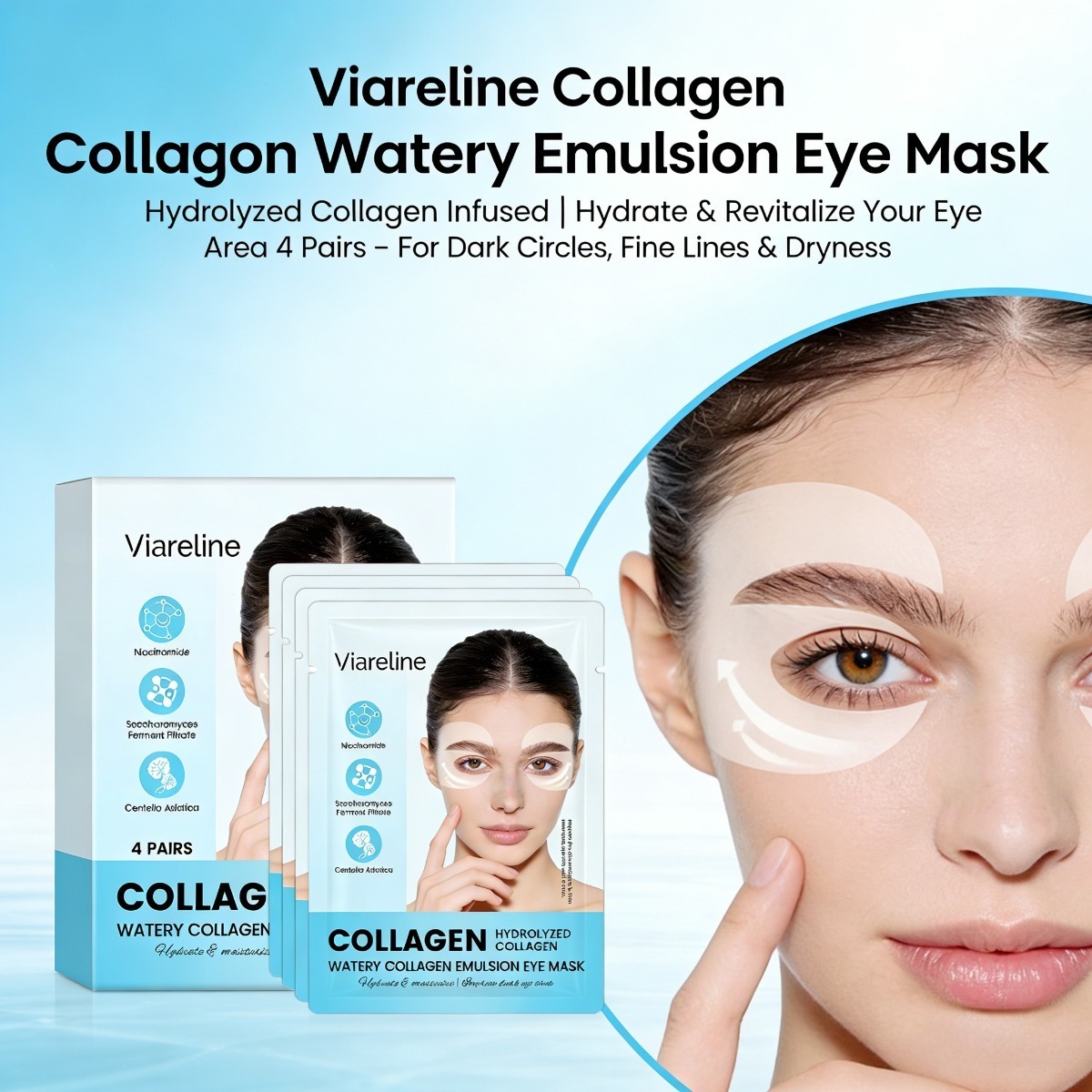 Eye Pad Collagen - Collagen Eye Patches Reduce Fine Lines