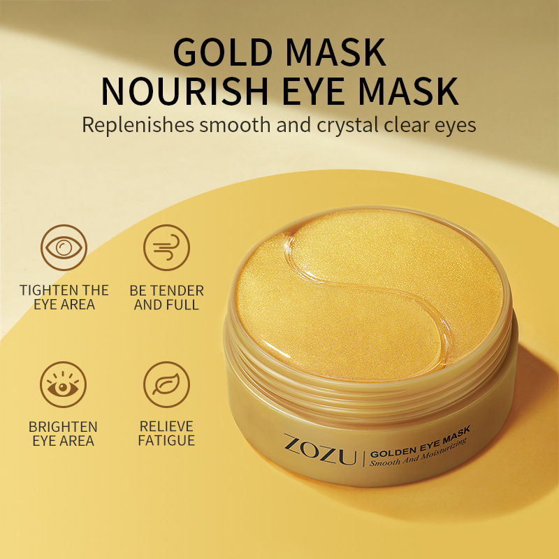 Eye Pad Collagen - 60pcs Golden Collagen Avocado Moisturizing Eye