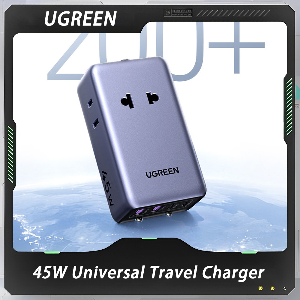 Eyelash Extension Uk - UGREEN 45W Adapter Plug Adaptor GaN