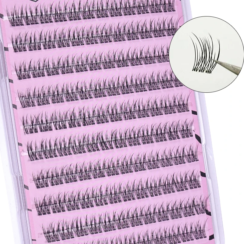Sensitive Lash Glue - Fluffy Self-adhesive False Eyelashes with Fish