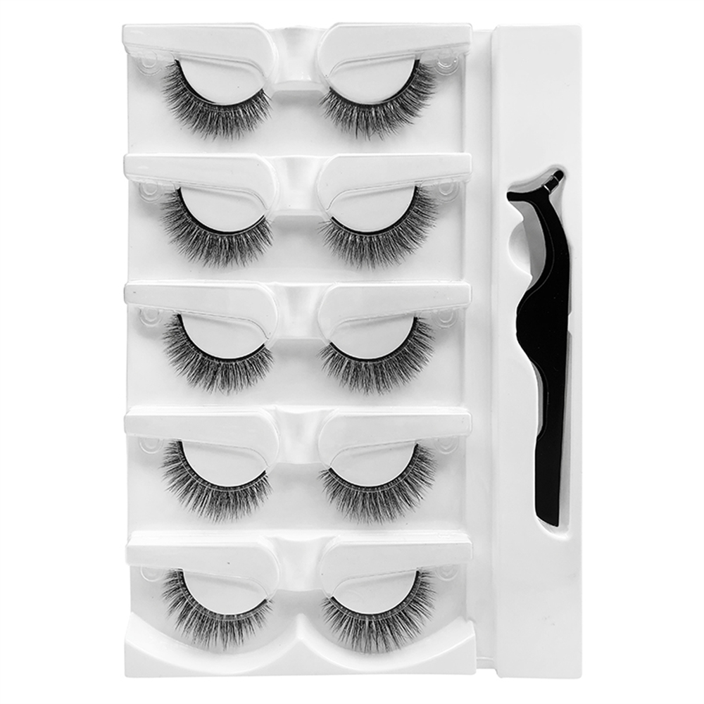 5 PAIRS Glue-Free False Eyelas - Sensitive Lash Glue review and price