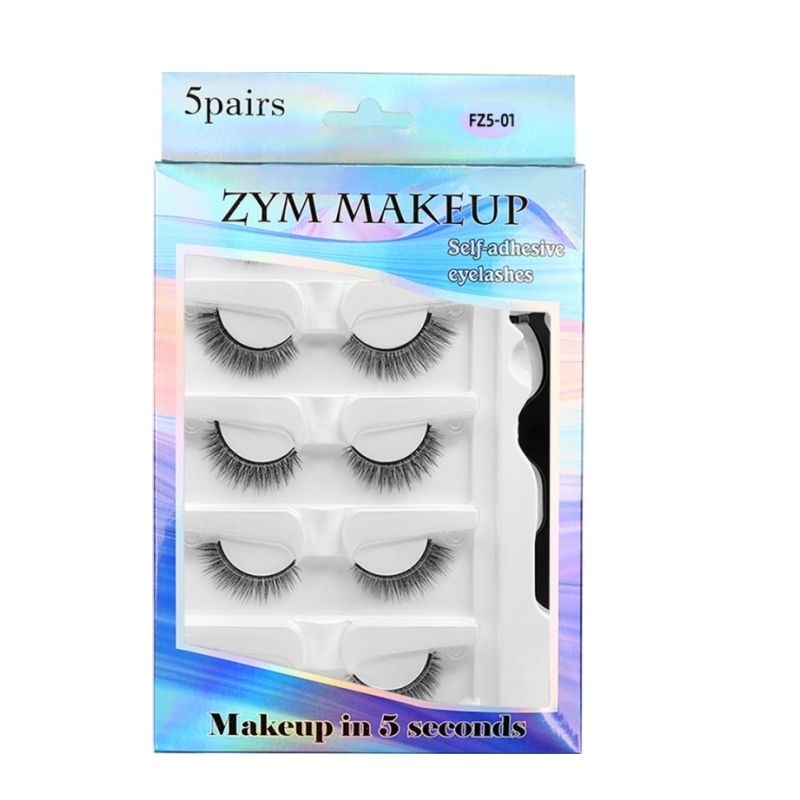 5 PAIRS Glue-Free False Eyelas - Sensitive Lash Glue review and price