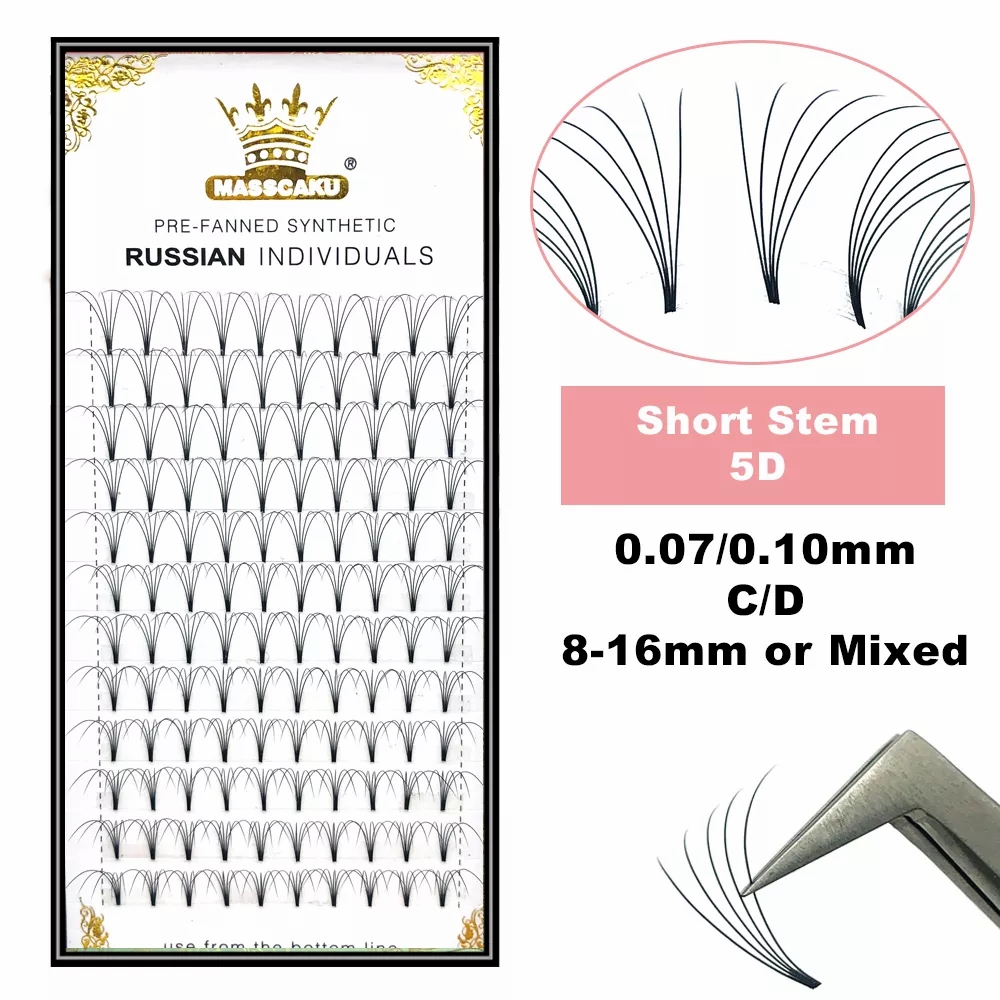 MASSCAKU Premade Russian Volum - Eyelash Extension Russian Volume review and price