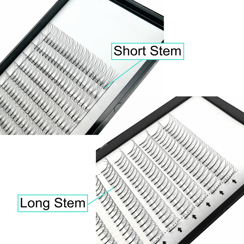 5 Trays/Lot Long Stem High Qua - Eyelash Extension Russian Volume review and price