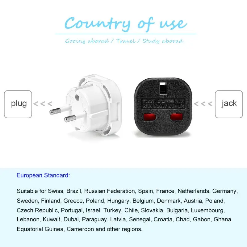 UK To EU Euro Electric Travel  - Eyelash Extension Uk review and price