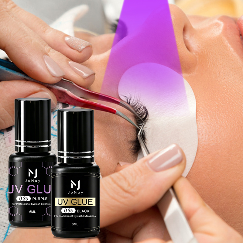 JOMAY Black Clear Purple UV Ey - Sensitive Lash Glue review and price