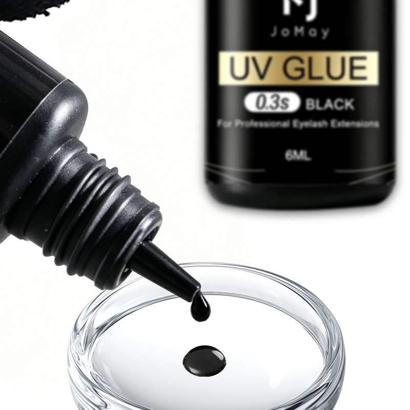 JOMAY Black Clear Purple UV Ey - Sensitive Lash Glue review and price