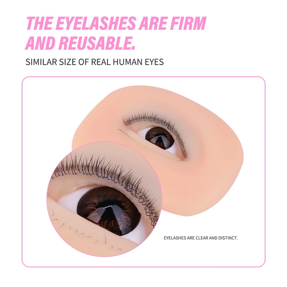 3 Layers Reusable Lashes Silic - Eyelash Extension Doll Eye review and price