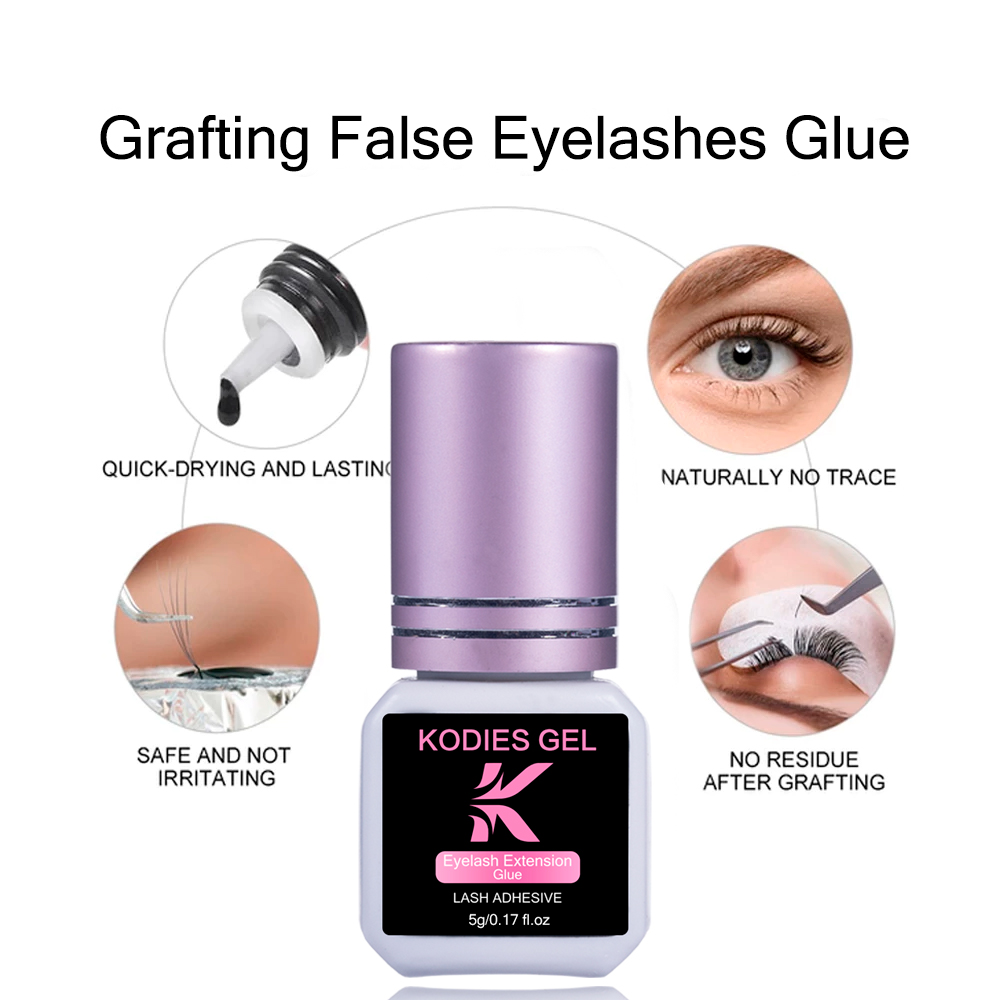 KODIES GEL Extra Strong Eyelas - Eyelash Extension Glue For Sensitive Eyes review and price