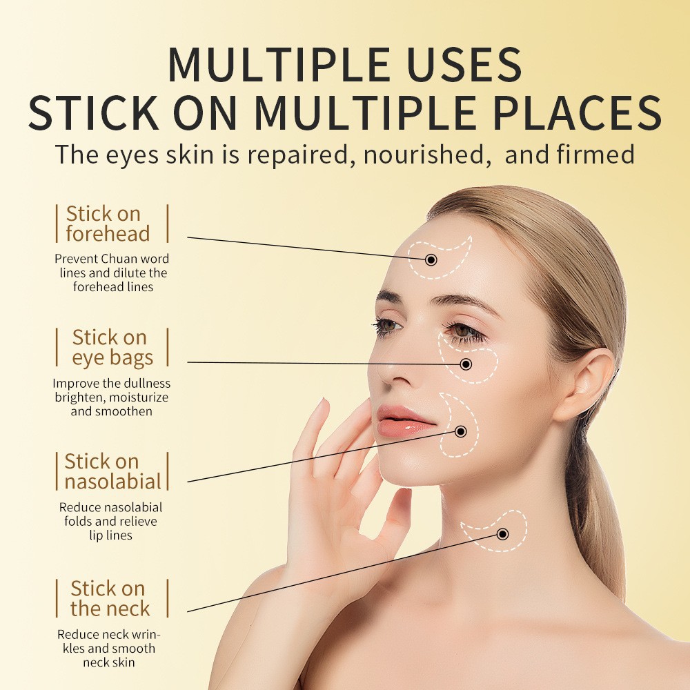 60pcs Golden Collagen Avocado  - Eye Pad Collagen review and price