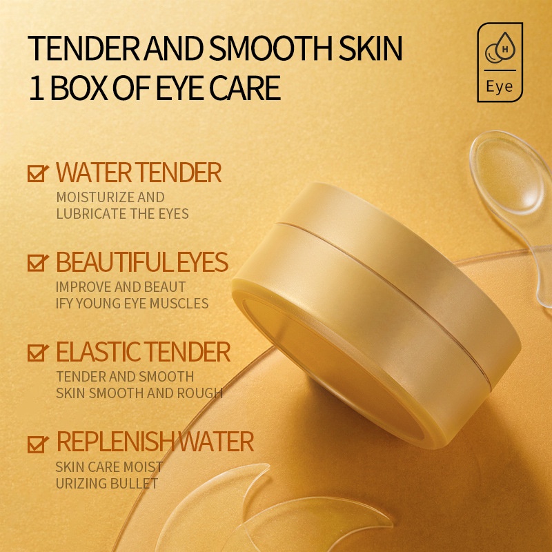 60pcs Golden Collagen Avocado  - Eye Pad Collagen review and price