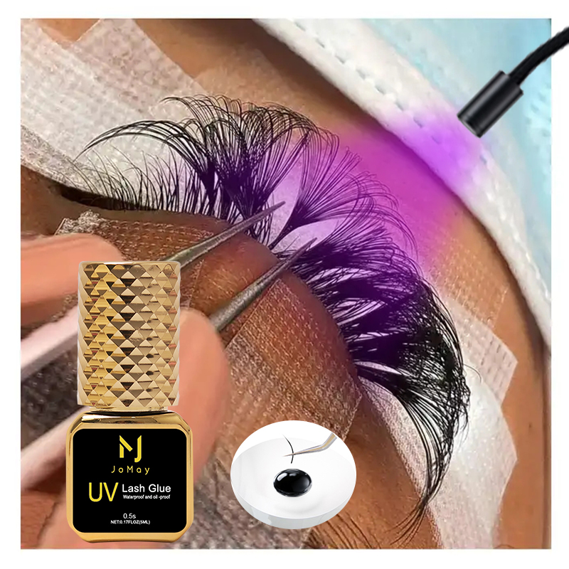 JOMAY Black UV Lash Glue 0.5S  - Sensitive Lash Glue review and price