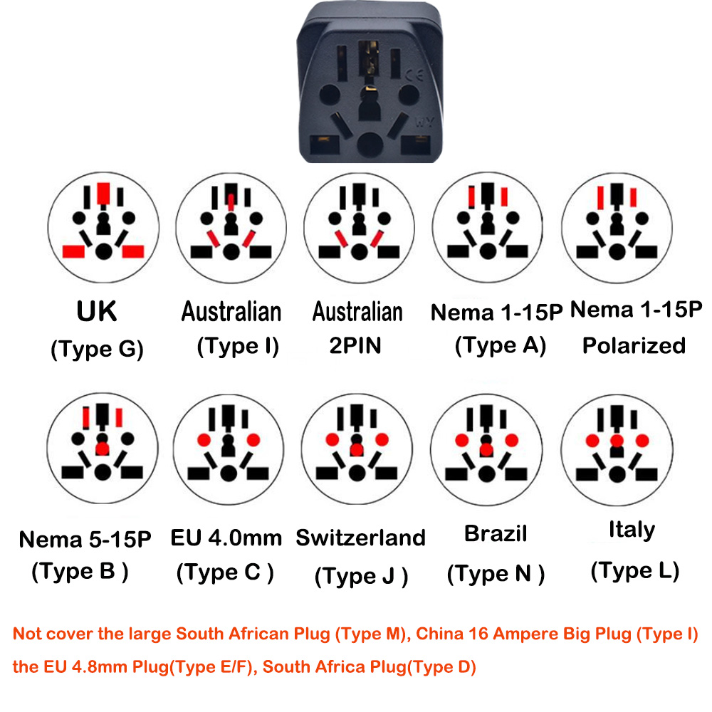 Universal Brazil Plug Adapter  - Eyelash Extension Uk review and price