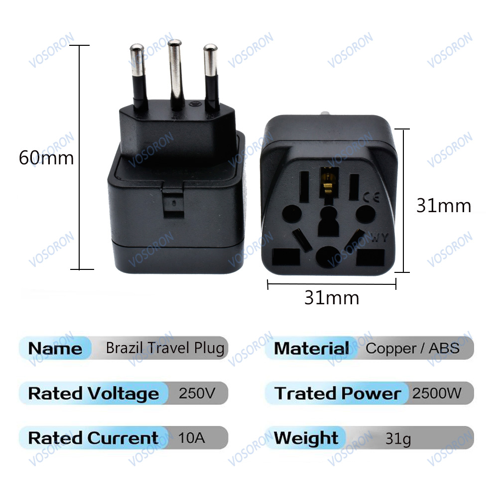Universal Brazil Plug Adapter  - Eyelash Extension Uk review and price