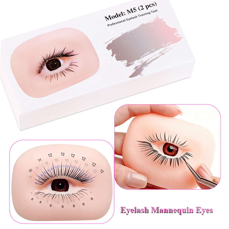 3 Layers Lashes Eyes Model Eye - Eyelash Extension Doll Eye review and price