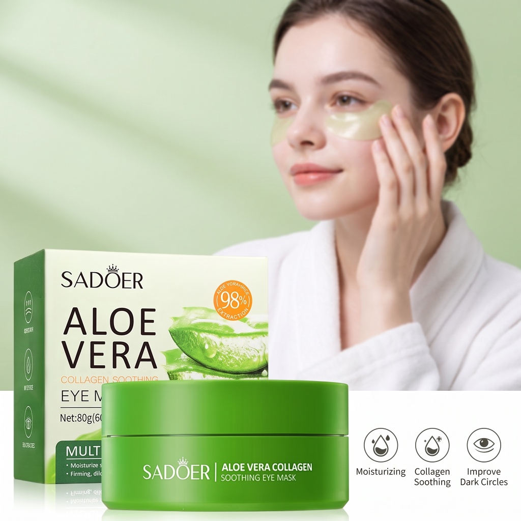 60pcs Aloe Vera Collagen Eye M - Eye Pad Collagen review and price