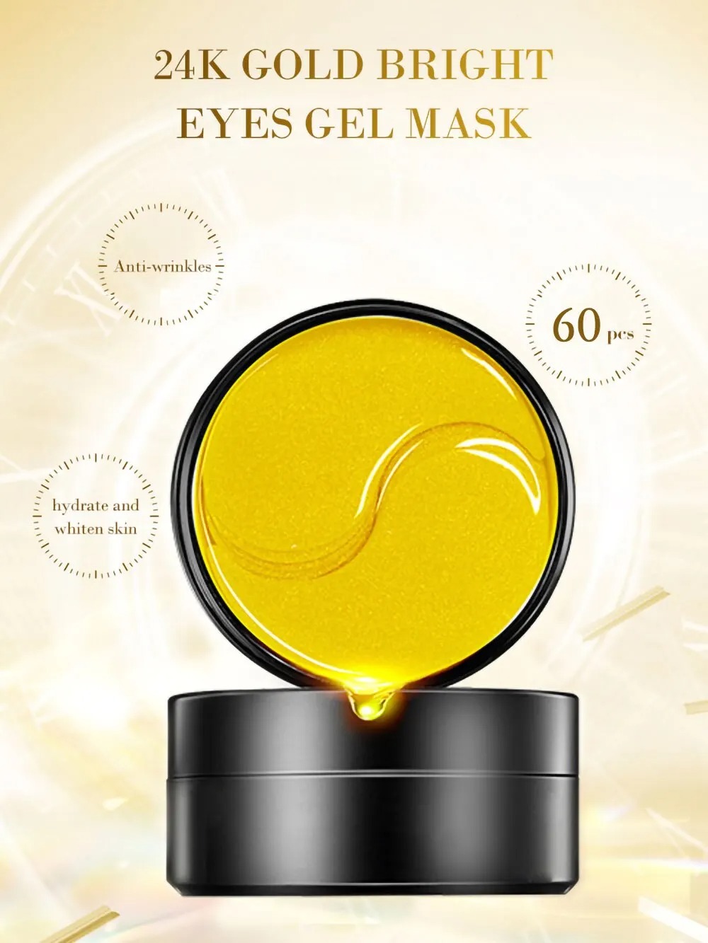 60pcs Golden Moisturizing Eye  - Eye Pad Collagen review and price